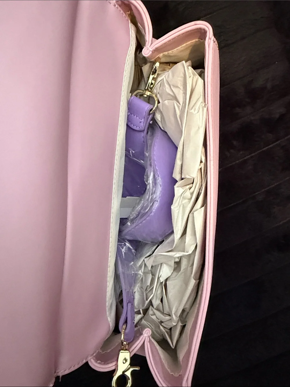 Loungefly Pink & Lavender Mermaid Top-Handle Satchel